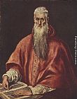 El Greco St Jerome as Cardinal painting